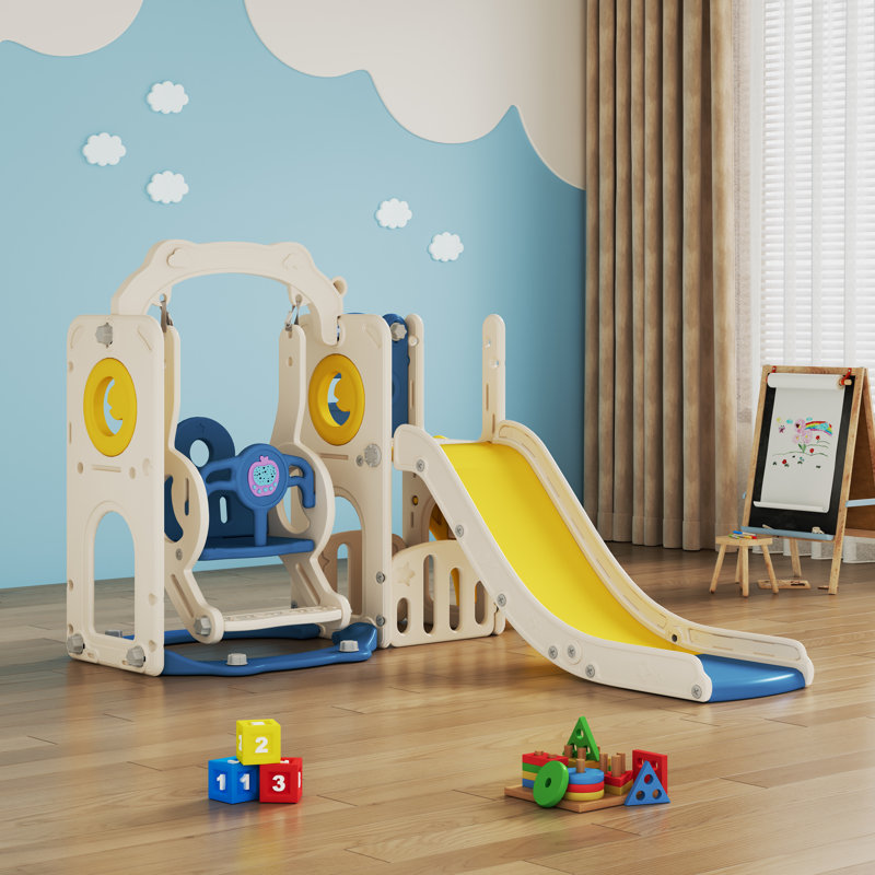 Jouet d'escalade intérieur / extérieur 4 en 1 Ultimate pour tout-petits, Bleu