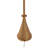 Gia Floor Lamp - Textured Gilt