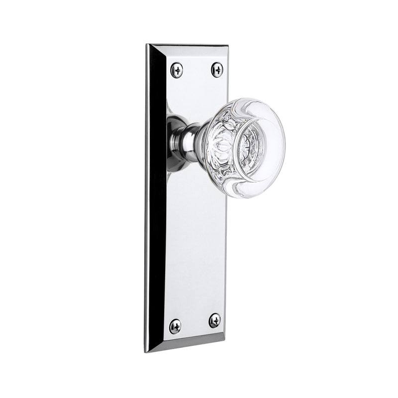 Fausse plaque Grandeur Fifth Avenue, Chrome brillant