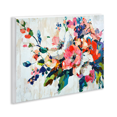 Plaque murale abstraite fleurissant une branche, design par Franklyn Gregory