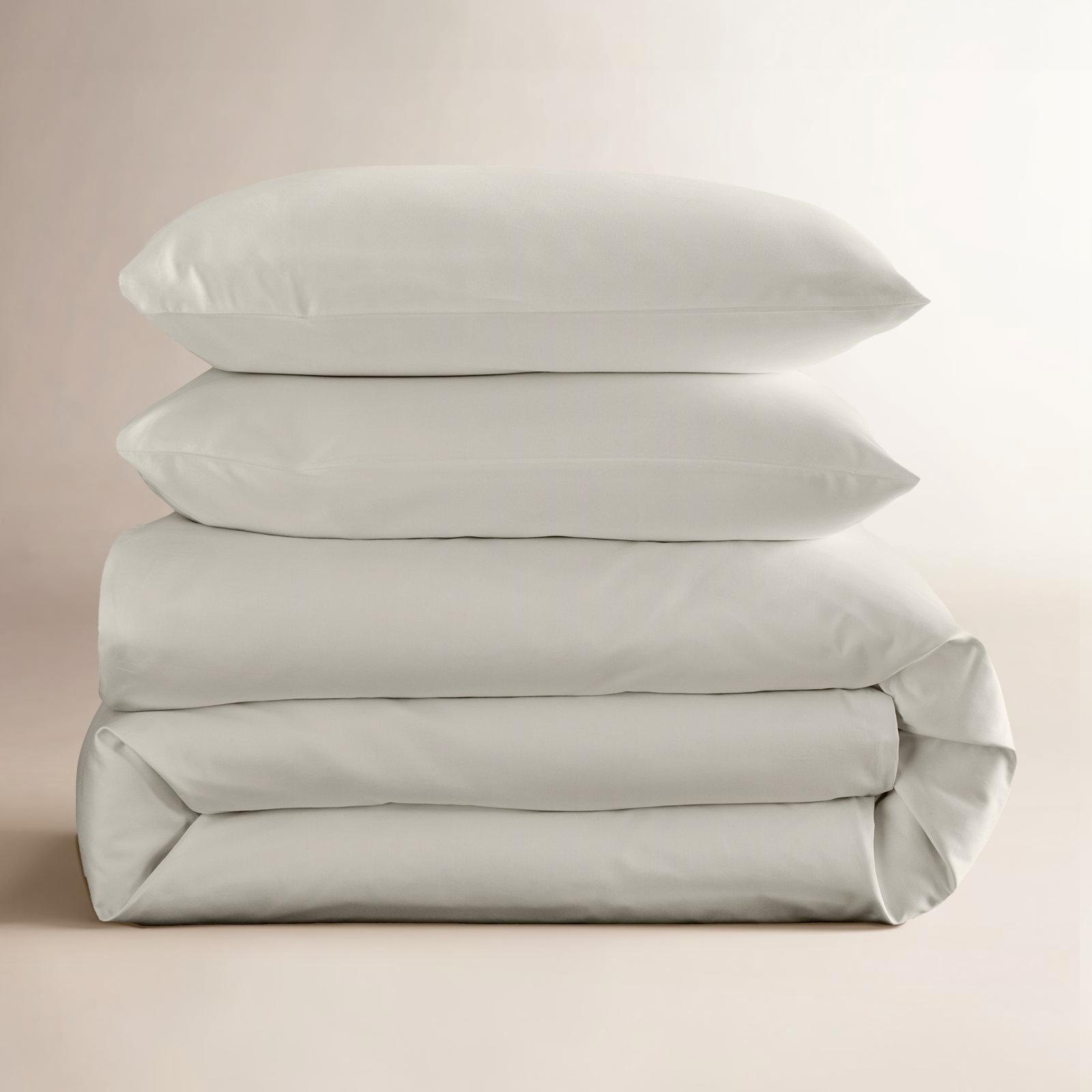 RE/FINE™ Danfield Cotton Duvet Cover Set, Ivory, King / Cal King Duvet Cover + 2 Pillow Shams