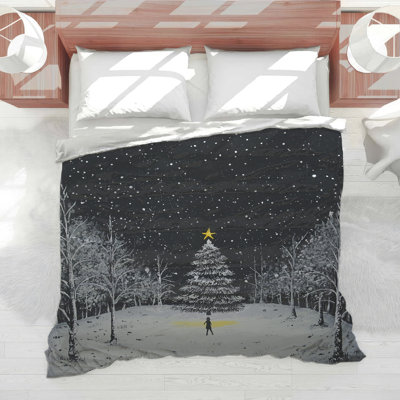 Christmas Bedding Holiday Comforter Minimalist