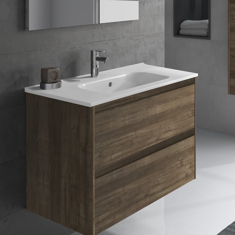 Ambra 39.6'' W Single Vanity, Matte Sand