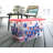 14.5 Gallon Storage Totes, Set of 4 with Lids - Transparent Printed Bins for Home Organization, Colorful See-Bthrough Decorative Totes for Toy Storage, Christmas Decor, Dorm & Closet