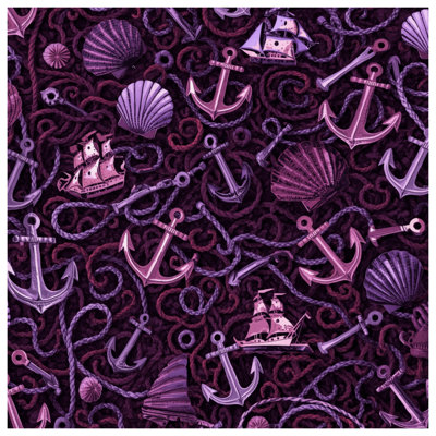 Nautical Anchors Ships Comforter