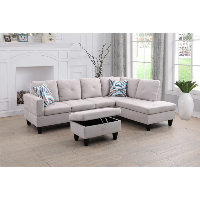 Evelyngrace 3 - Piece Upholstered Sectional