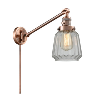 Lampe murale avec bras pivotant 1 lumière vintage Vinson