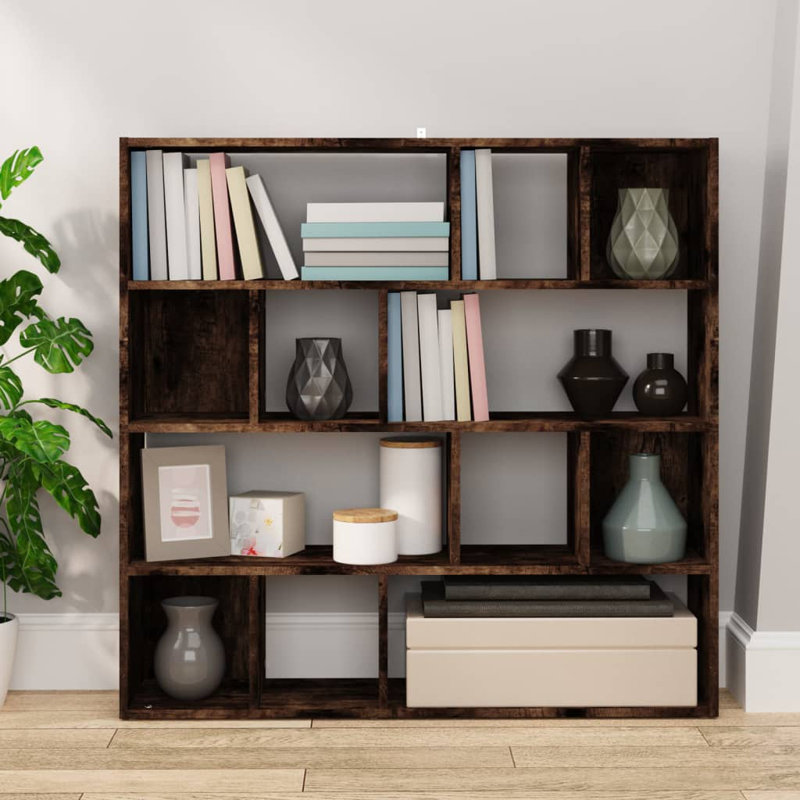 Lencola Bookcase, Smoked Oak