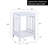 Transitional Mission Style Solid Wood Square End Table with Slatted Sides and Open Storage Shelf-418088819