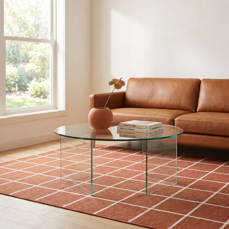 Arnault Glass Single Coffee Table