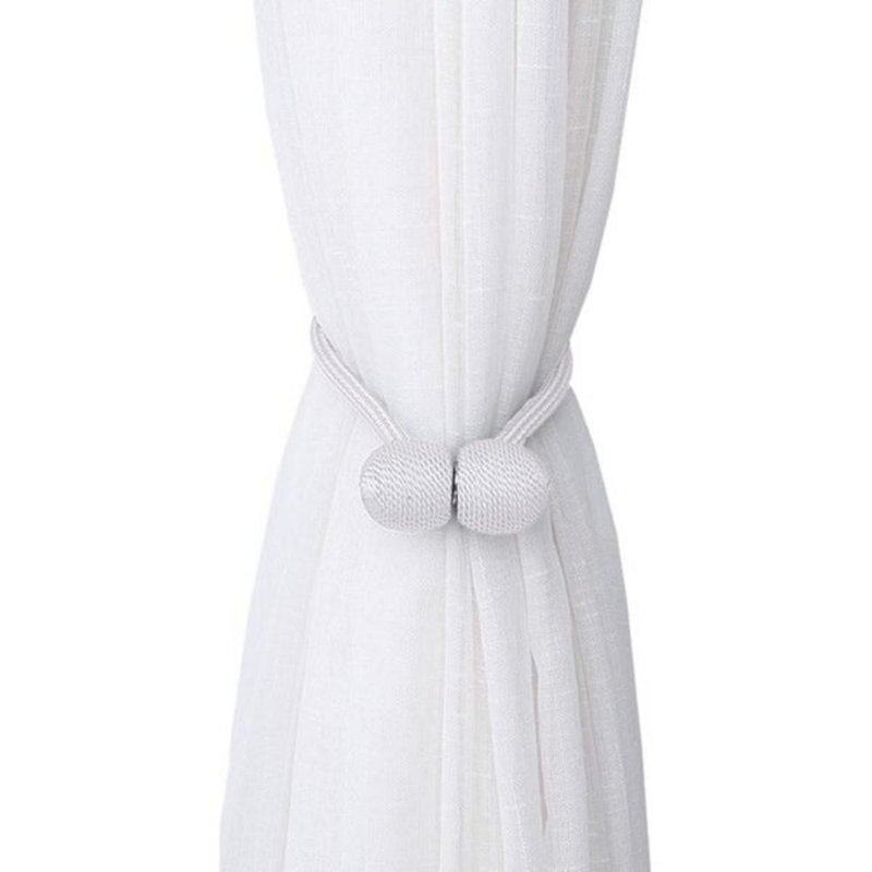 Towerside Polymer Curtain Tieback, White