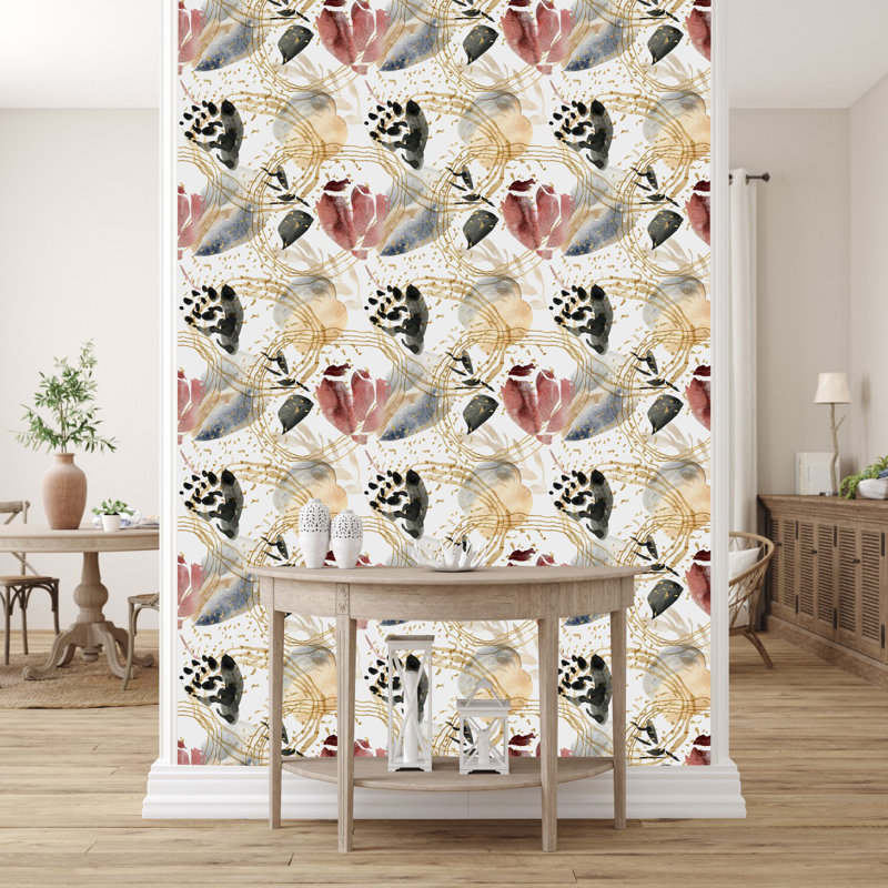 Floral Tile, 2.08' W x 18.75' L