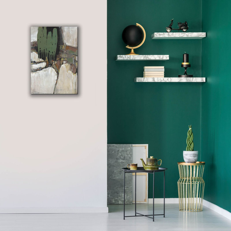 Art mural sur toile, "séparation IV" par Tim O'toole, H 26 po x l 18 po x P 0,75 po