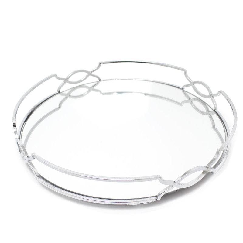Alline Mirror Tray, Silver