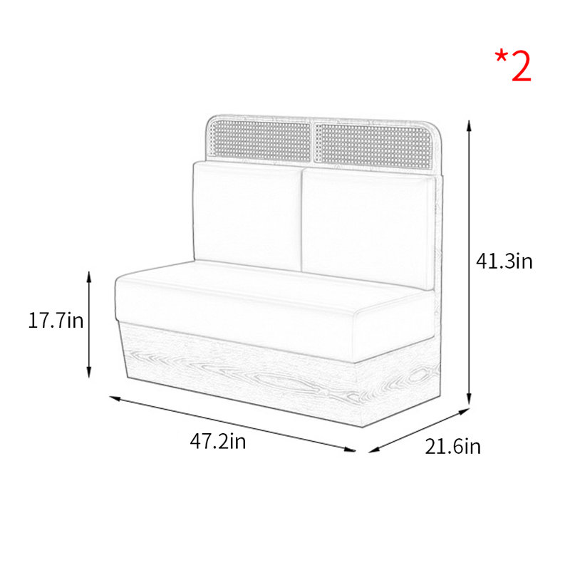 Banc de rangement Nordic Simple