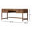 Cayenne Solid Wood Writing Desk-115673563