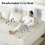 Canapé modulaire rembourré en velours côtelé avec 2 coussins Boneless-1716200671