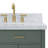 Thornaby 72'' Solid Wood Double Bathroom Vanity with 1.5'' Carrara Marble Top-1450193129