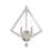 Holmfrith Steel Flush Mounted Sconce-377828038