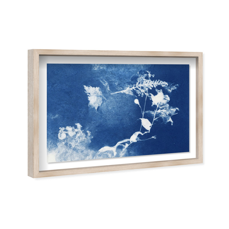 Faded Poetry II Print by Oliver Gal, 55.5"H x 37.5"W, Natural Oak Shadowbox