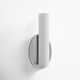 Delphine Single Light Glass Steel Dimmable LED Flush Mounted Sconce