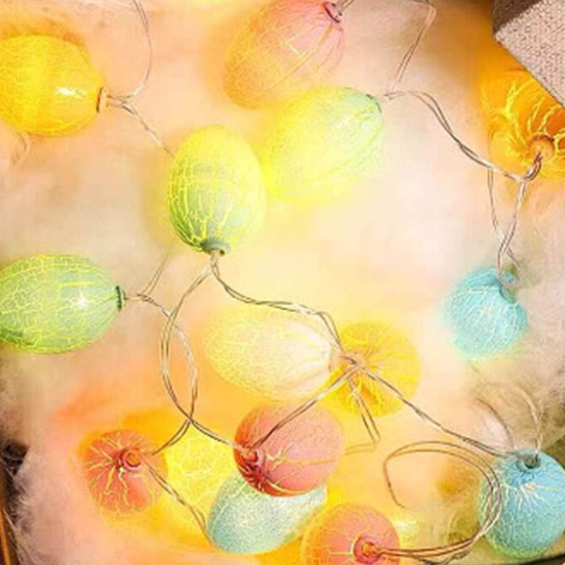 LED Crack Light String Decoration Color Light Easter String Light Full
