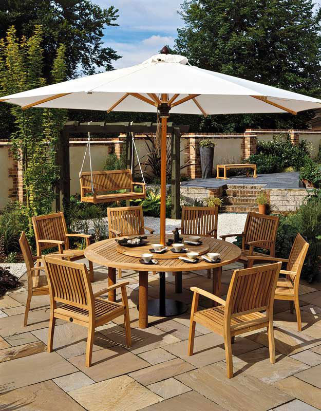 Napoli Market Parasol, 106" W x 159" D
