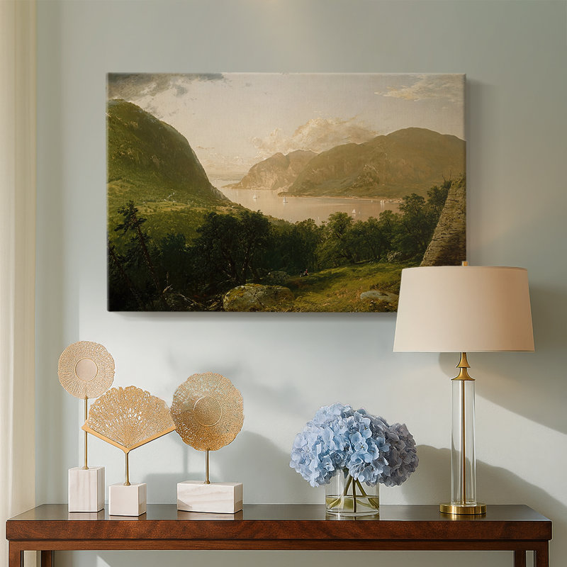Lake George-John Frederick Kensett-Gallery Wrapped Canvas-1869, 8 x 12