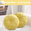 Coussin décoratif ultra doux en velours rond pour canapé (15 pouces)-102095933