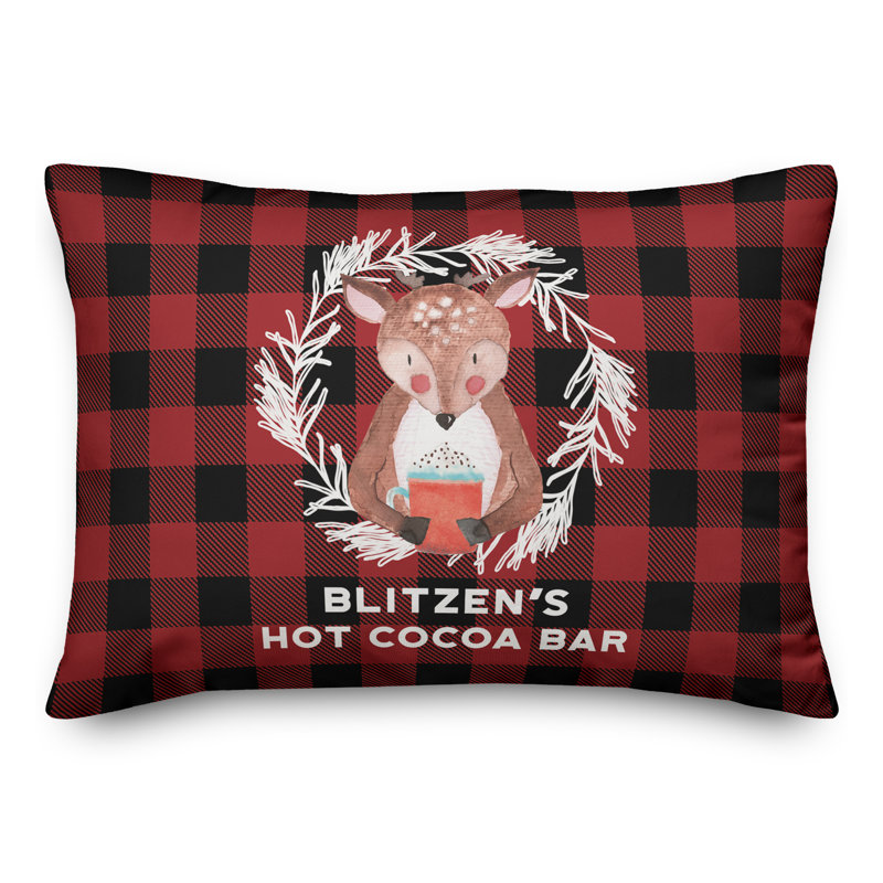 Plaid Reversible Throw Pillow