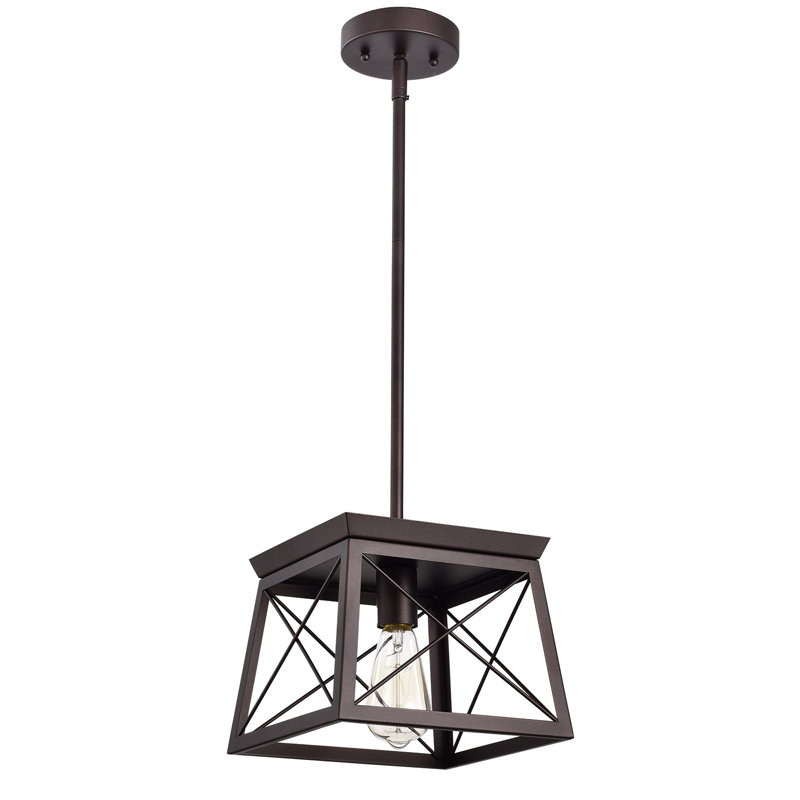 Gandhi 1 - Light Lantern Pendant, Oil Rubbed Bronze