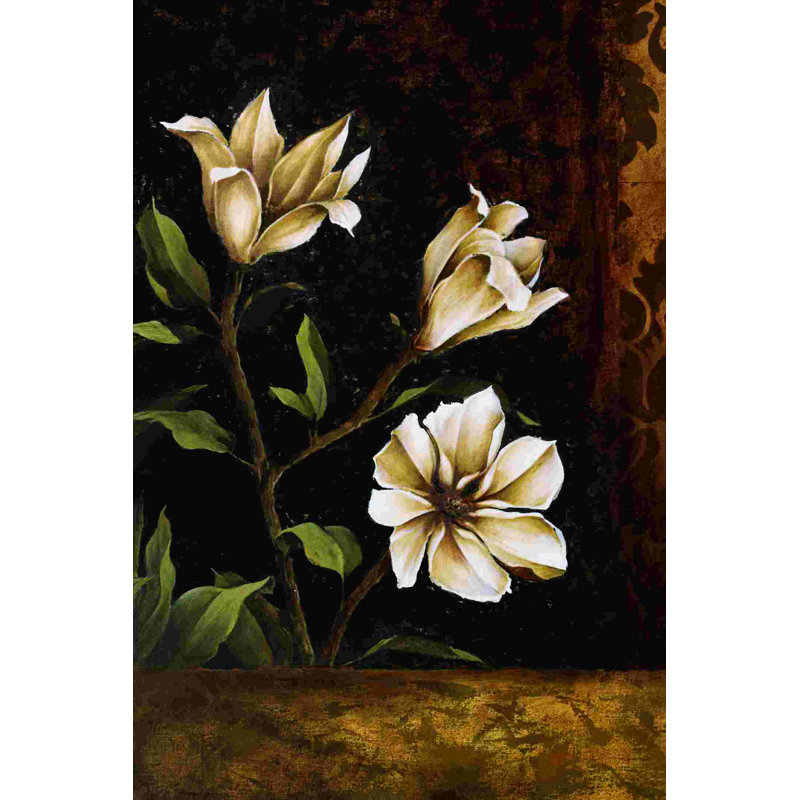 " White Magnolias 2 ", 48" H x 32" W