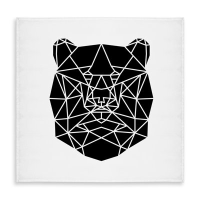 Geometric Bear Head Tablecloth | Indoor/Outdoor Home Decor