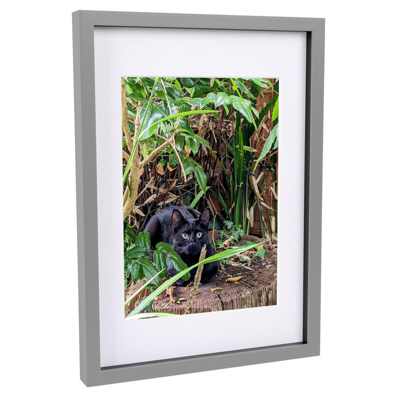 3D Box Photo Frame with A4 Mount - A3 (12" x 17"), White