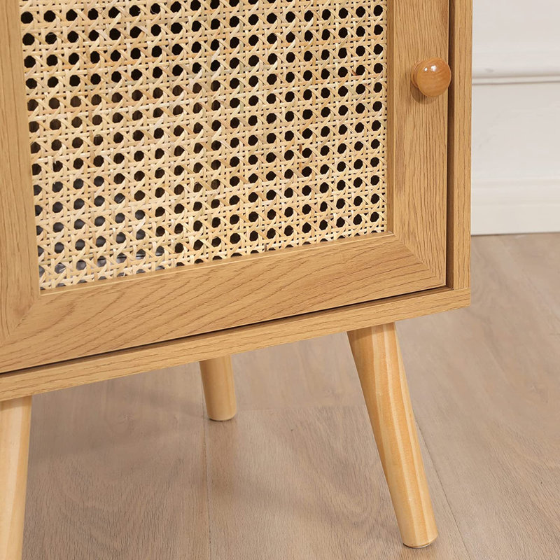 Kunkle Solid + Manufactured Wood Nightstand
