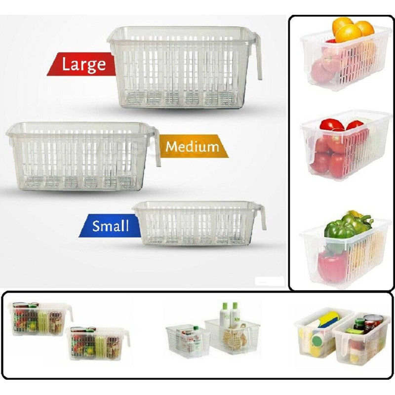 Rebrilliant Plastic Caddy, 14cm H x 14.5cm W x 28cm D
