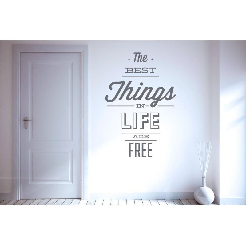 Non-Wall Damaging Wall Decal, Medium, Grey