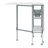 58.5'' x 36.75'' Foldable Split Top Table with Wheels