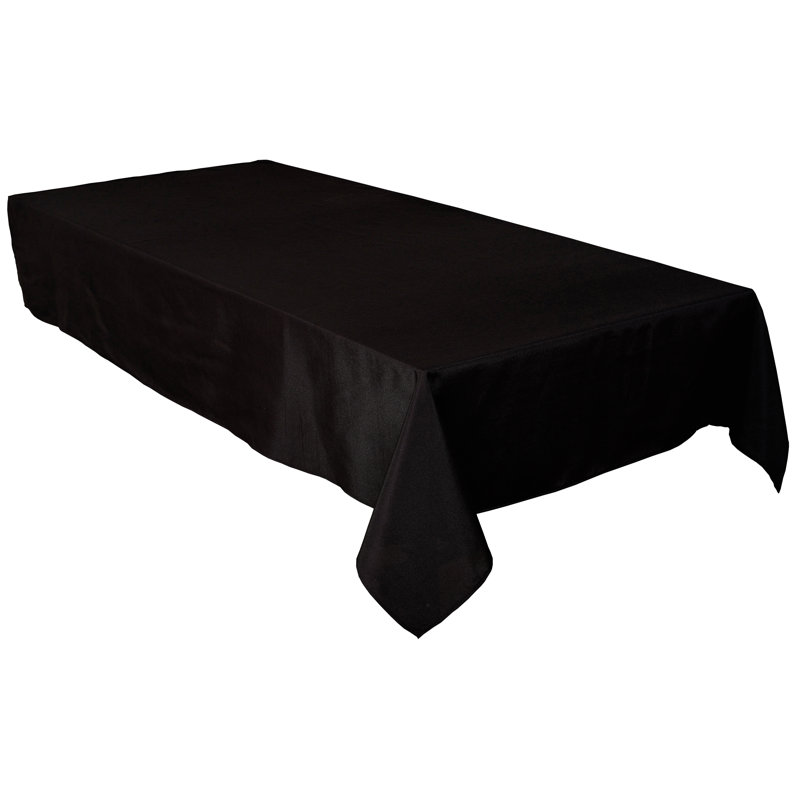 Cadell Tablecloth, 60" L Round, Black