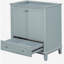Meuble-lavabo 30 po sans lavabo, base seulement, armoire de salle de bain multifonctionnelle avec porte et tiroir, structure solide et panneau de fibres à densité moyenne-120856085