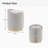 Juriana Metal Accent Stool Swivel Vanity Ottoman-1956295006