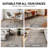 Abstract Block Linen Cream Indoor High-Low Area Rug-1969368596