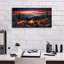 Art mural sur toile Gracesyn, "Campfire In Mountains At Sunset" par Rey Klimt