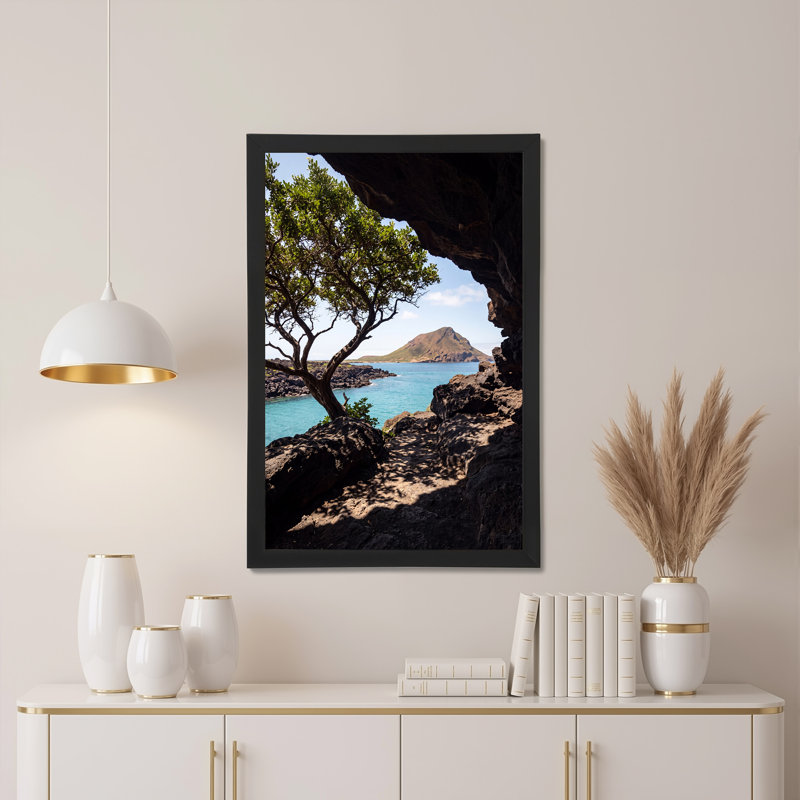 Art mural encadré par un arbre, 18"H x 12"W