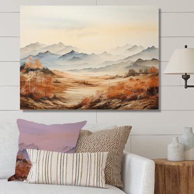 «Mountain Morning Whisperes II», reproduction sur toile