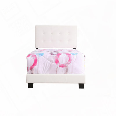 PU Faux Leather Upholstered Bed