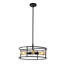 Luminaire suspendu tambour simple 4 lumières