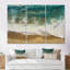 Vue aérienne des vagues tranquilles 4 - plage, art mural-1935845818-1935845819