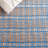 Oullins Natural Fiber Flat Weave Jute/Cotton Striped Rug in Blue/Natural-871232422