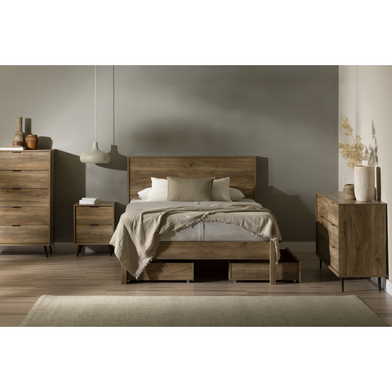 Oxford  6-Drawer Dresser, Brown